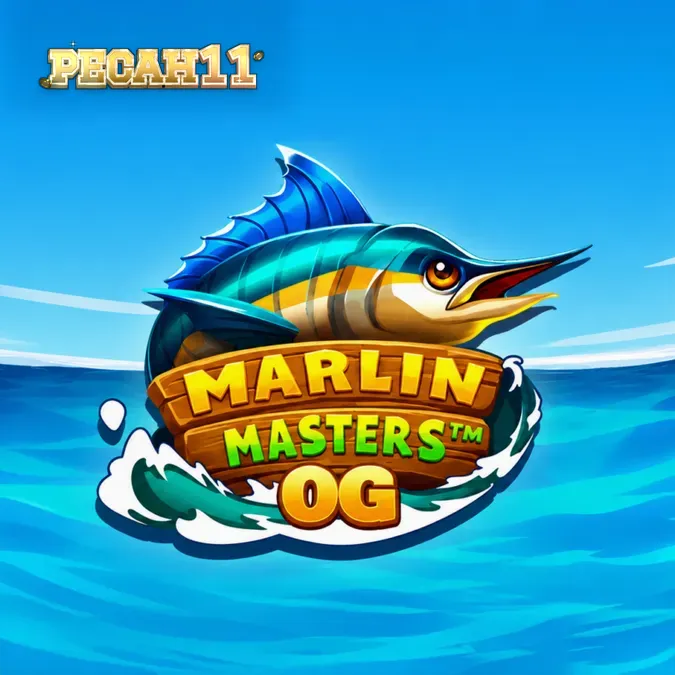 Tampilan antarmuka slot Marlin Masters OG dengan simbol ikan dan nelayan